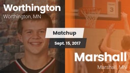 Matchup: Worthington High vs. Marshall  2017