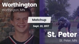 Matchup: Worthington High vs. St. Peter  2017