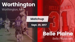 Matchup: Worthington High vs. Belle Plaine  2017