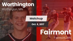 Matchup: Worthington High vs. Fairmont  2017