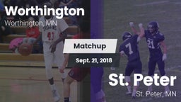 Matchup: Worthington High vs. St. Peter  2018
