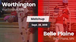Matchup: Worthington High vs. Belle Plaine  2018