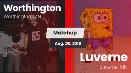 Matchup: Worthington High vs. Luverne  2019