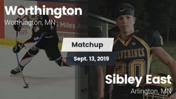 Matchup: Worthington High vs. Sibley East  2019