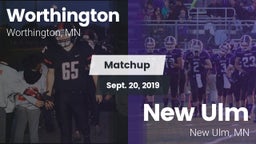 Matchup: Worthington High vs. New Ulm  2019