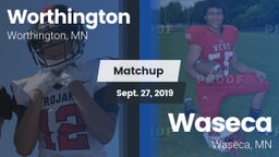Matchup: Worthington High vs. Waseca  2019