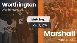 Matchup: Worthington High vs. Marshall  2019