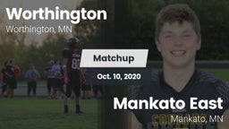 Matchup: Worthington High vs. Mankato East  2020