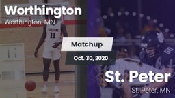 Matchup: Worthington High vs. St. Peter  2020