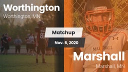 Matchup: Worthington High vs. Marshall  2020