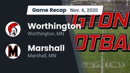 Recap: Worthington  vs. Marshall  2020