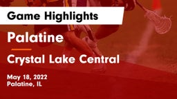 Palatine  vs Crystal Lake Central  Game Highlights - May 18, 2022