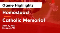 Homestead  vs Catholic Memorial Game Highlights - April 8, 2022