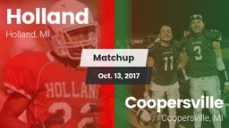 Matchup: Holland  vs. Coopersville  2017