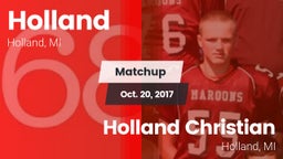 Matchup: Holland  vs. Holland Christian  2017