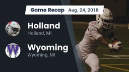 Recap: Holland  vs. Wyoming  2018