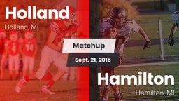 Matchup: Holland  vs. Hamilton  2018