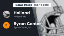 Recap: Holland  vs. Byron Center  2018