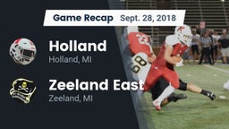 Recap: Holland  vs. Zeeland East  2018