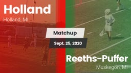Matchup: Holland  vs. Reeths-Puffer  2020