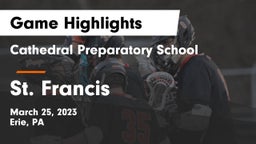 Cathedral Preparatory School vs St. Francis  Game Highlights - March 25, 2023