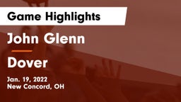 John Glenn  vs Dover  Game Highlights - Jan. 19, 2022