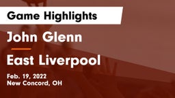John Glenn  vs East Liverpool  Game Highlights - Feb. 19, 2022