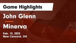John Glenn  vs Minerva  Game Highlights - Feb. 13, 2023
