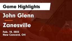 John Glenn  vs Zanesville  Game Highlights - Feb. 18, 2023