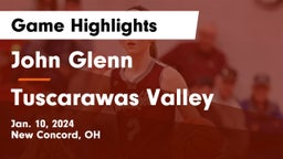 John Glenn  vs Tuscarawas Valley  Game Highlights - Jan. 10, 2024