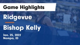 Ridgevue  vs Bishop Kelly  Game Highlights - Jan. 25, 2022