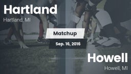 Matchup: Hartland  vs. Howell  2016