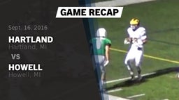 Recap: Hartland  vs. Howell  2016