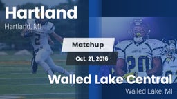 Matchup: Hartland  vs. Walled Lake Central  2016
