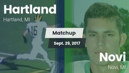 Matchup: Hartland  vs. Novi  2017