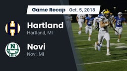 Recap: Hartland  vs. Novi  2018