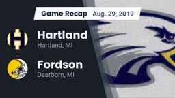 Recap: Hartland  vs. Fordson  2019