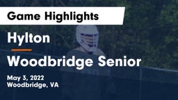 Hylton  vs Woodbridge Senior  Game Highlights - May 3, 2022