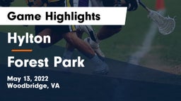Hylton  vs Forest Park  Game Highlights - May 13, 2022