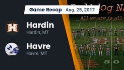 Recap: Hardin  vs. Havre  2017