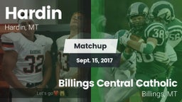 Matchup: Hardin  vs. Billings Central Catholic  2017