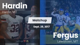 Matchup: Hardin  vs. Fergus  2017