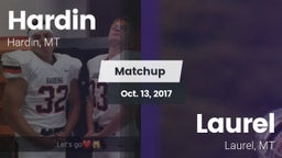 Matchup: Hardin  vs. Laurel  2017