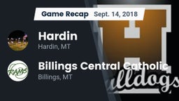 Recap: Hardin  vs. Billings Central Catholic  2018