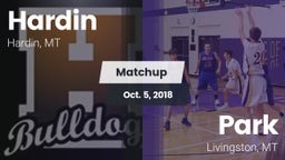 Matchup: Hardin  vs. Park  2018