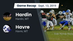 Recap: Hardin  vs. Havre  2019
