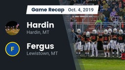 Recap: Hardin  vs. Fergus  2019