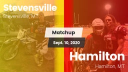 Matchup: Stevensville High vs. Hamilton  2020