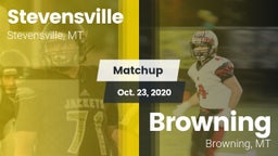 Matchup: Stevensville High vs. Browning  2020