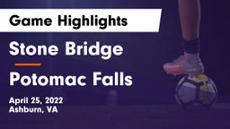 Stone Bridge  vs Potomac Falls Game Highlights - April 25, 2022